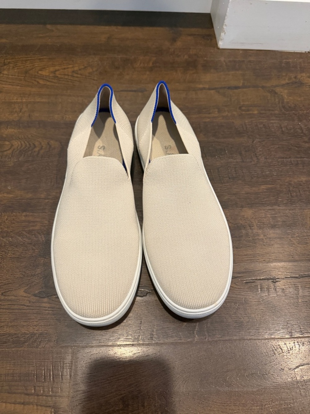 Rothy's The Original Slip-On Loafers with Blue Trim